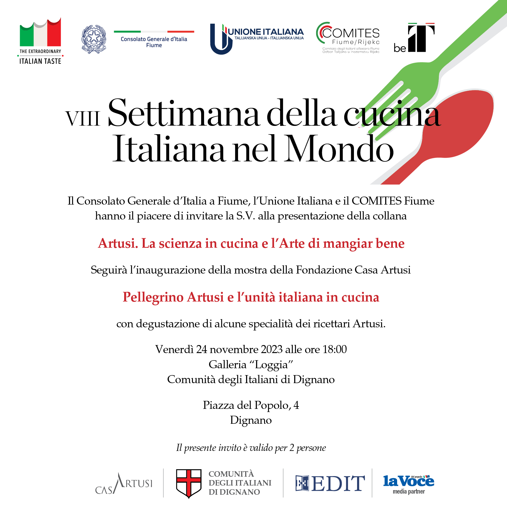 VIII Settimana cucina italiana nel mondo 